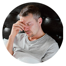 Человек в состоянии алкогольного отравления